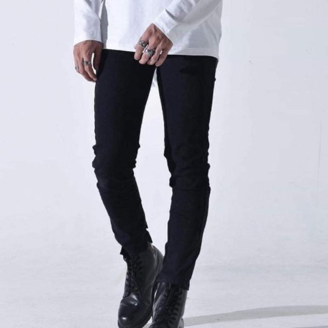 [VIDEO] QUẦN BASIC JEAN SKINNY FIT MÀU ĐEN CHO NAM