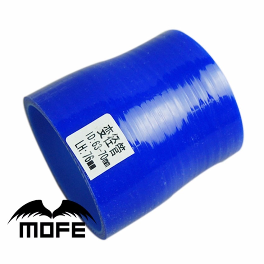 Ống nối dài Turbo 3 Ply 51mm/57mm/60mm/63mm/70mm/76mm bằng silicon trơn màu