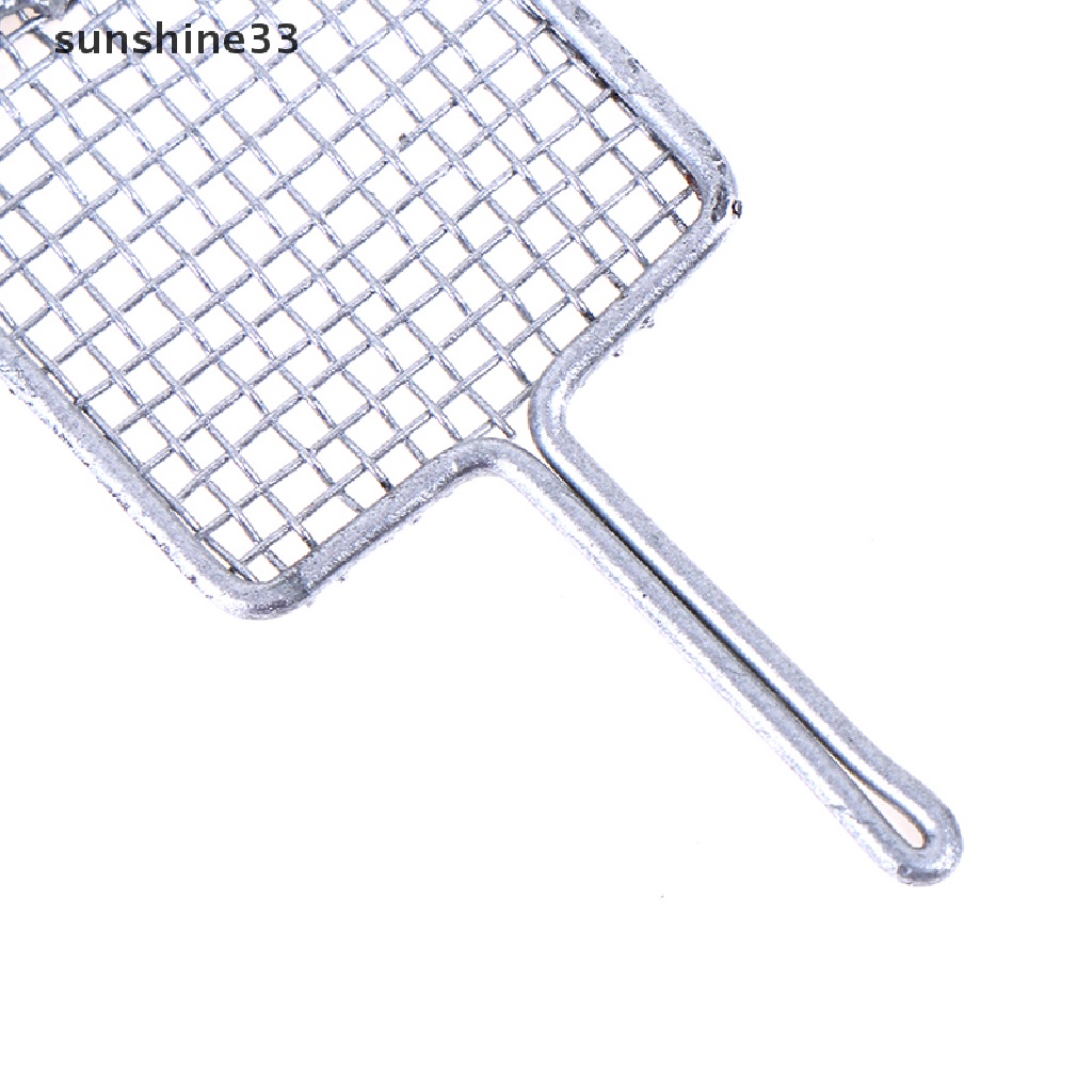 SU 1:12 Dollhouse Miniature Metal Silver Barbecue Clip Kitchen Toy n