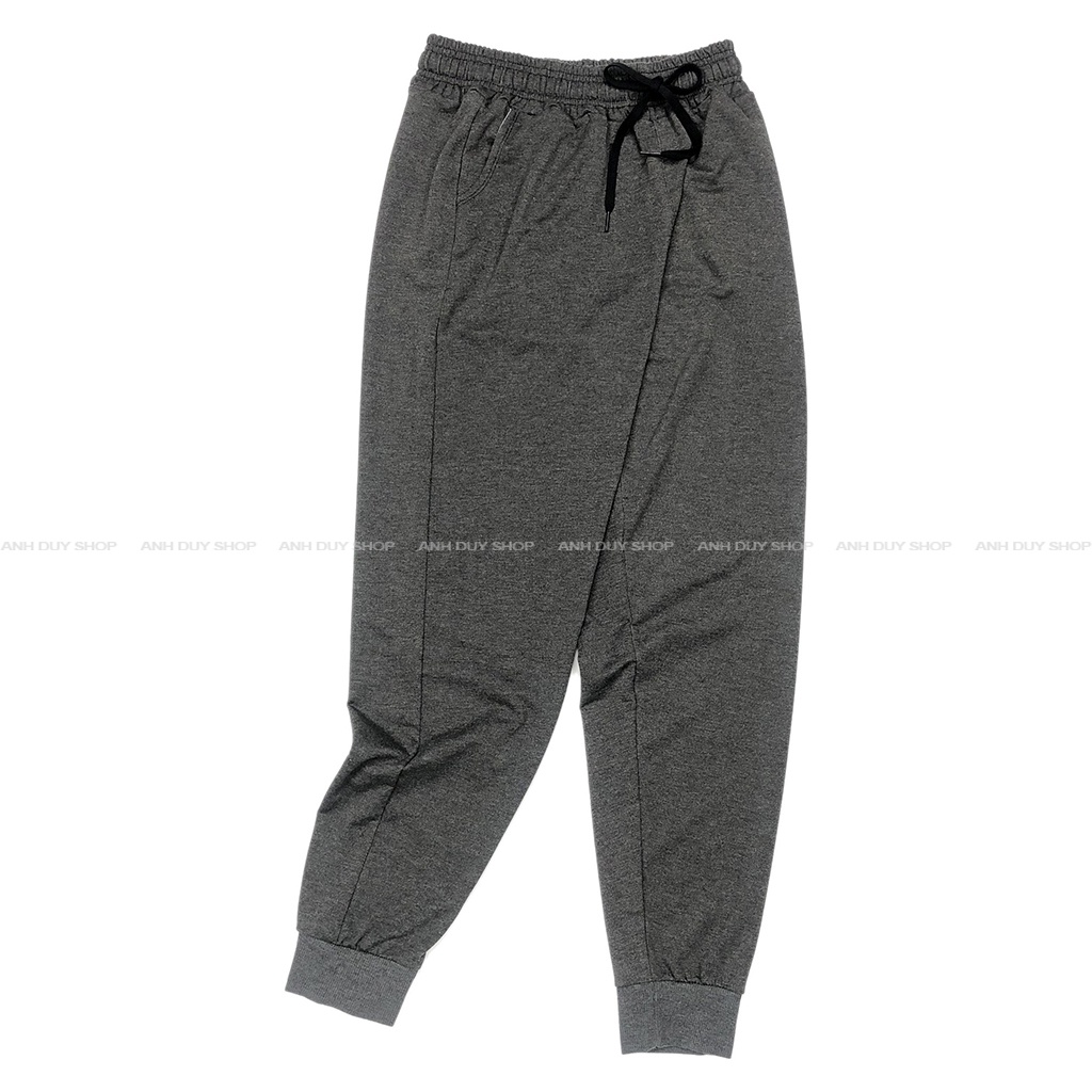 Quần Jogger Nam Nữ Trơn Basic Thun Da Cá Phong Cách Thể Dục Thể Thao Năng Động Cá Tính Unisex ANH DUY SHOP JGV12