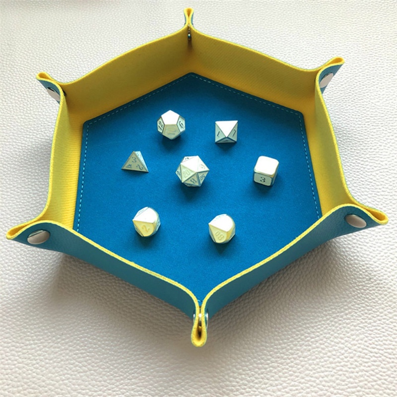 Khay Đựng Trò Chơi RPG DnD Hình Lục Giác Gấp Gọn Tiện Dụng