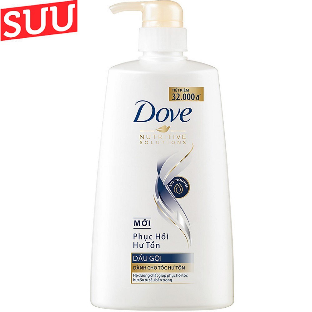 Dầu Gội Dove 650g Phục Hồi Hư Tổn, suu.shop cam kết 100% chính hãng