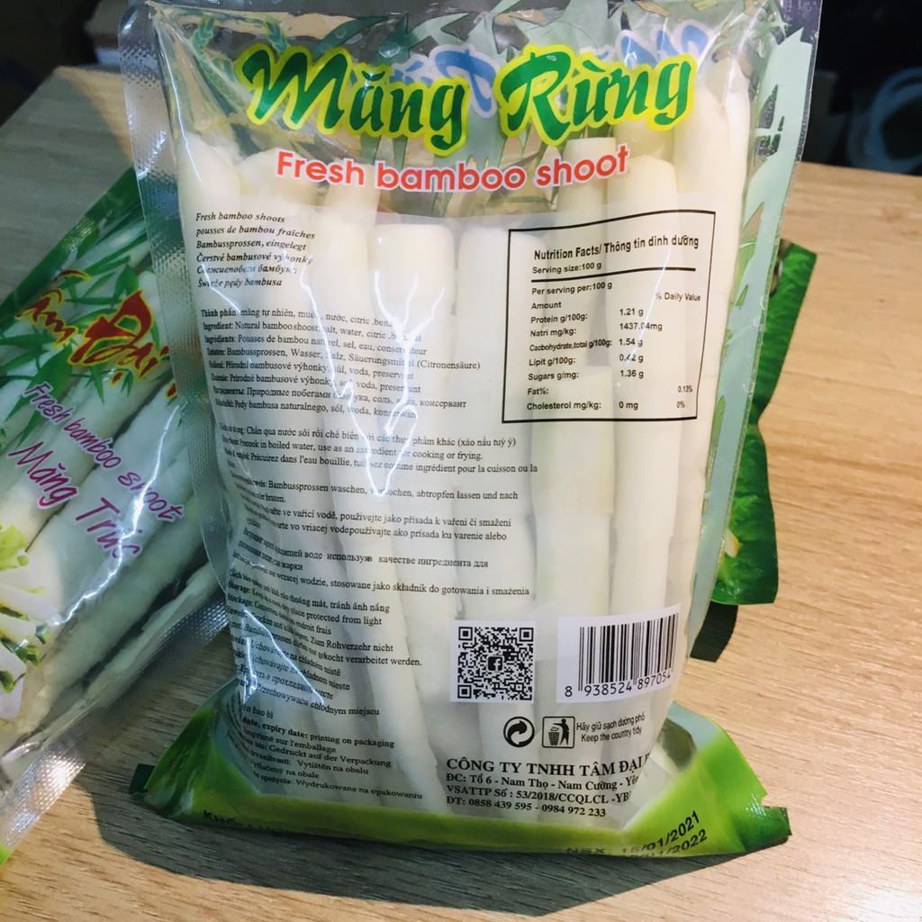 Măng trúc nhỏ Tâm Đại Phát đặc sản Tây Bắc