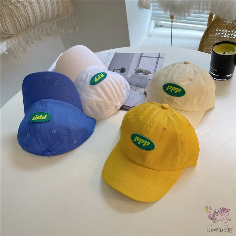 Mũ lưỡi trai in họa tiết chữ phong cách Hàn Quốc dành cho bé