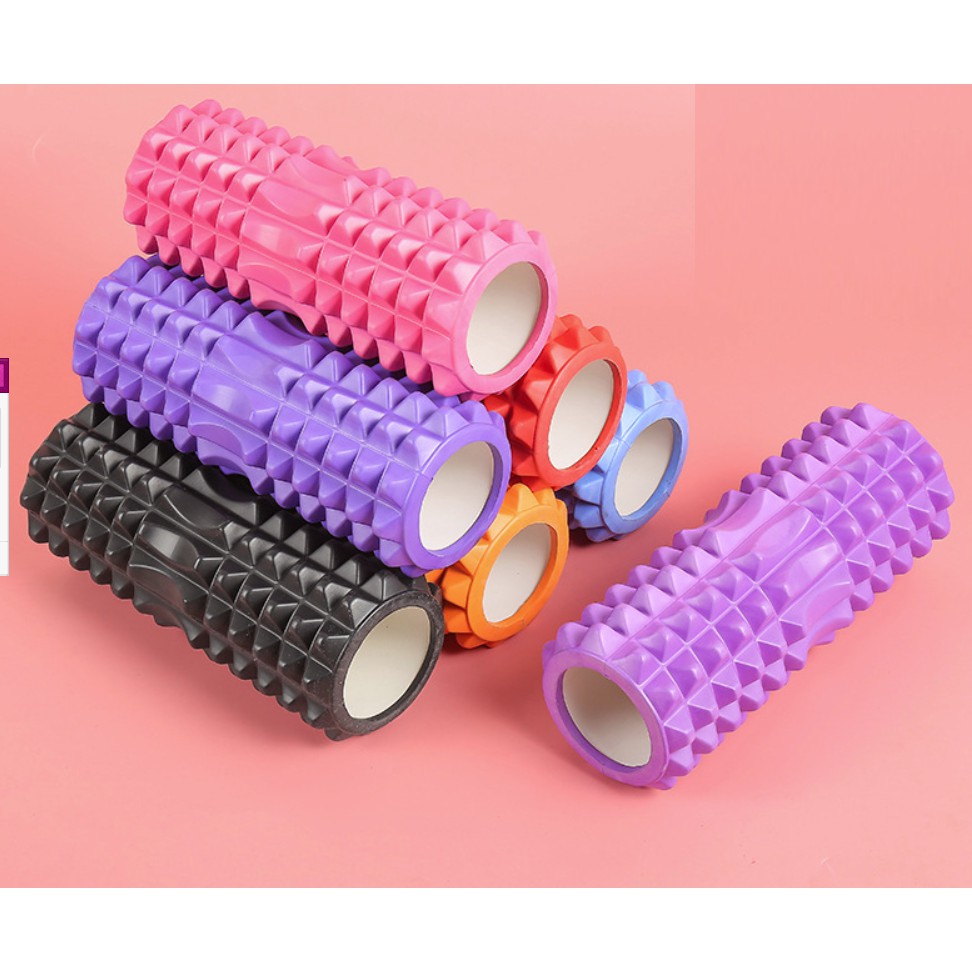 Ống lăn massage Foam Roller có gai