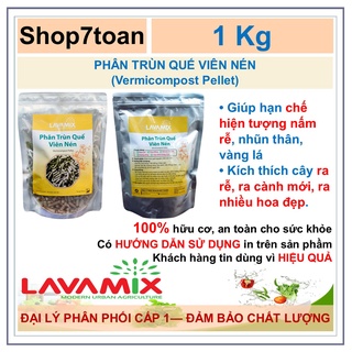 Phân trùn quế viên nén Lavamix