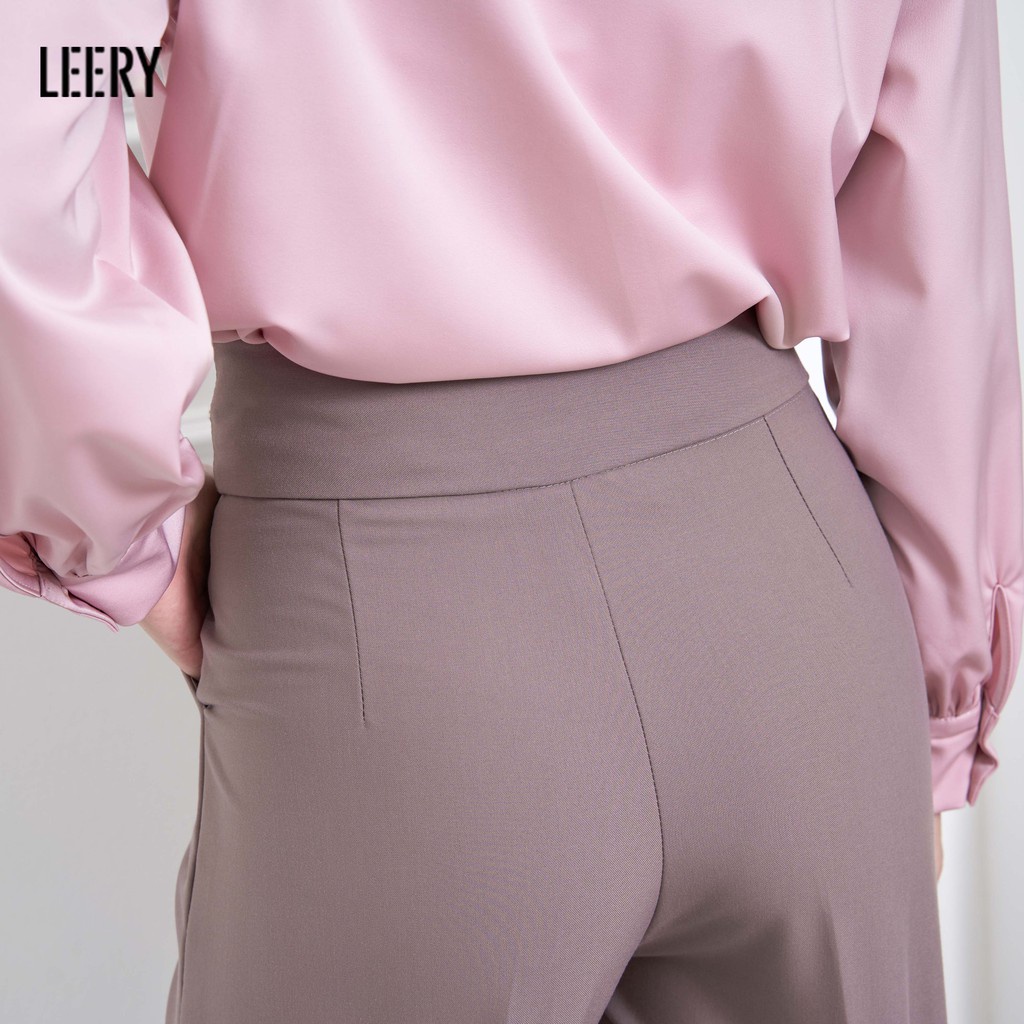 Quần baggy nữ nâng mông, quần công sở định hình dáng siêu gọn QD18 - LEERY