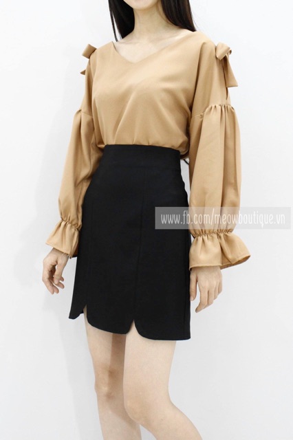 [Mã FADIRECT20 giảm 20K đơn 150K] [Hình thật tự chụp] Short váy vạt bầu xẻ công sở nữ | BigBuy360 - bigbuy360.vn