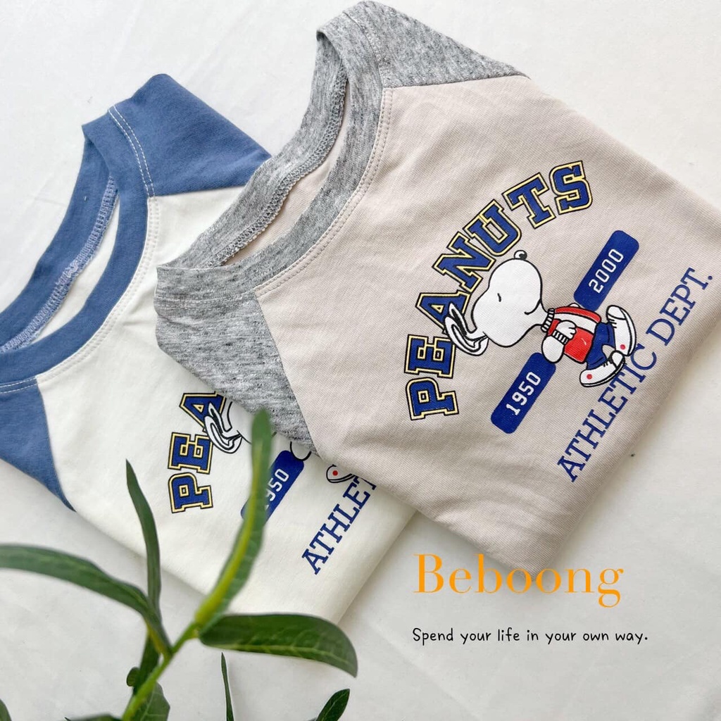 Bộ cộc tay Peanuts Bernie cho bé