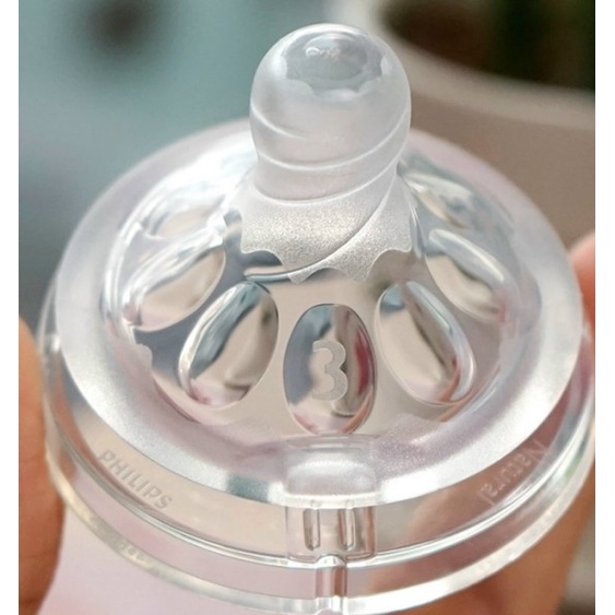 Núm ti xoắn nhám siêu mềm thay thế bình sữa Avent Natural