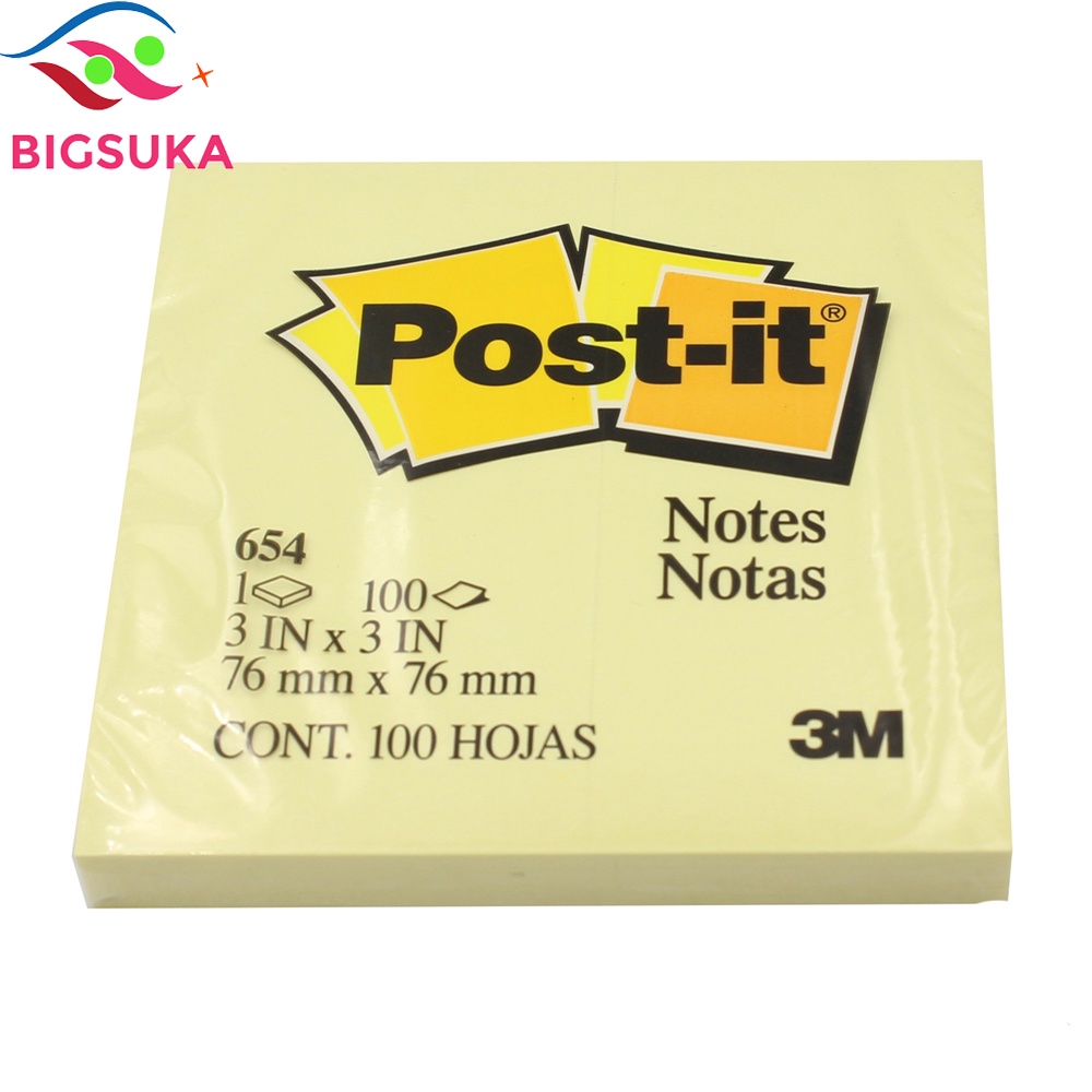 Giấy Note ghi chú vàng Post-it 3M 2x3 BIGSUKA