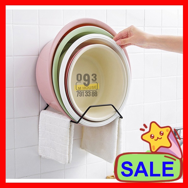 Móc Treo Dính Tường Chịu Lực Móc Gác Kệ để thau chậu