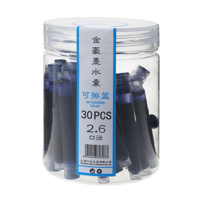 30 Ruột Bút Máy Jinhao Mực Đen 2.6mm