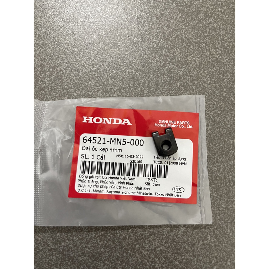 ốc kẹp 4mm nắp sau nắp trước tay lái tất cả xe số hàng chính hãng 938910402007 64521MN500