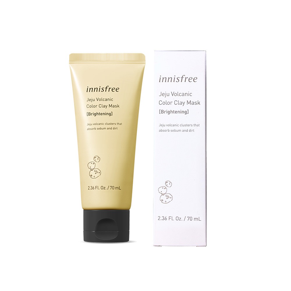 Mặt Nạ Đất Sét INNISFREE Làm Sáng Da (Màu Vàng) - INNISFREE Volcanic Color Clay Mask Yellow - Brightening 70g