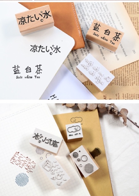 Mọc gỗ hoạ tiết và chữ mẫu 1 đến 10