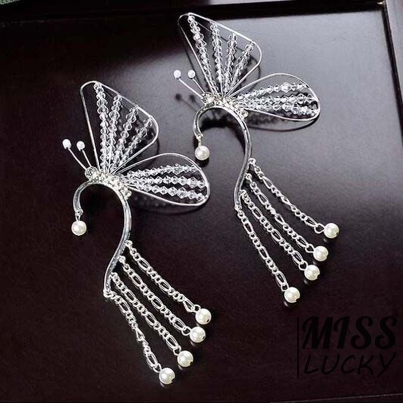 BUTTERFLY 1 Khuyên Tai Nữ Kiểu Dáng Thời Trang Cá Tính