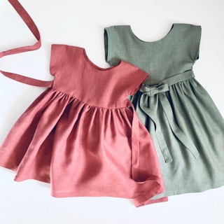 Đầm Linen xoè cho bé và mẹ