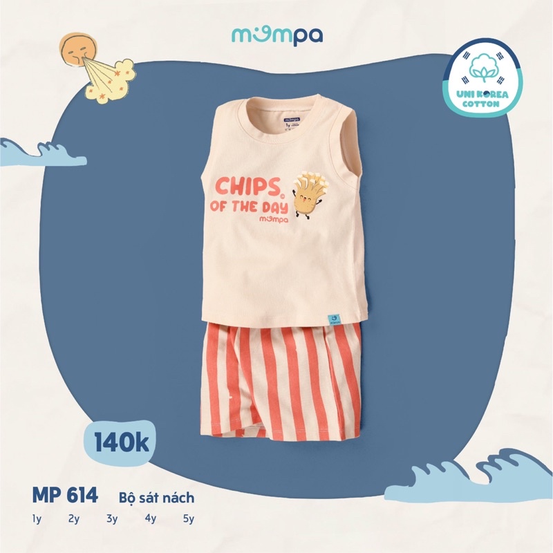 Mompa - Bộ quần áo ba lỗ MP614