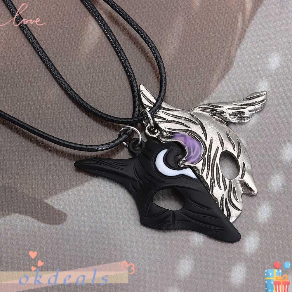 Set 2 Vòng cổ Mặt Mảnh Ghép Hình Phong Cách Thợ Săn Vĩnh Viễn