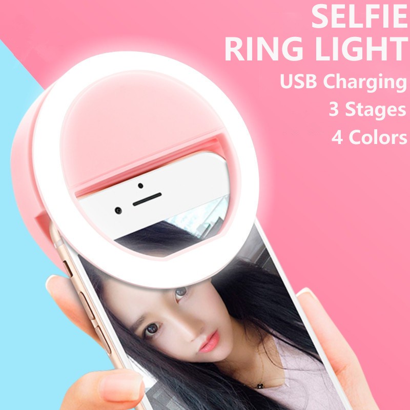 Đèn led selfie kẹp điện thoại