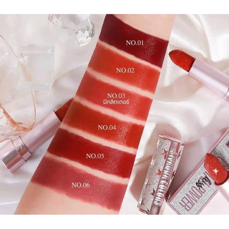 [ HÀNG NỘI ĐỊA THÁI] SON SIVANNA CRYSTAL POWER KISS Lips mẫu mới