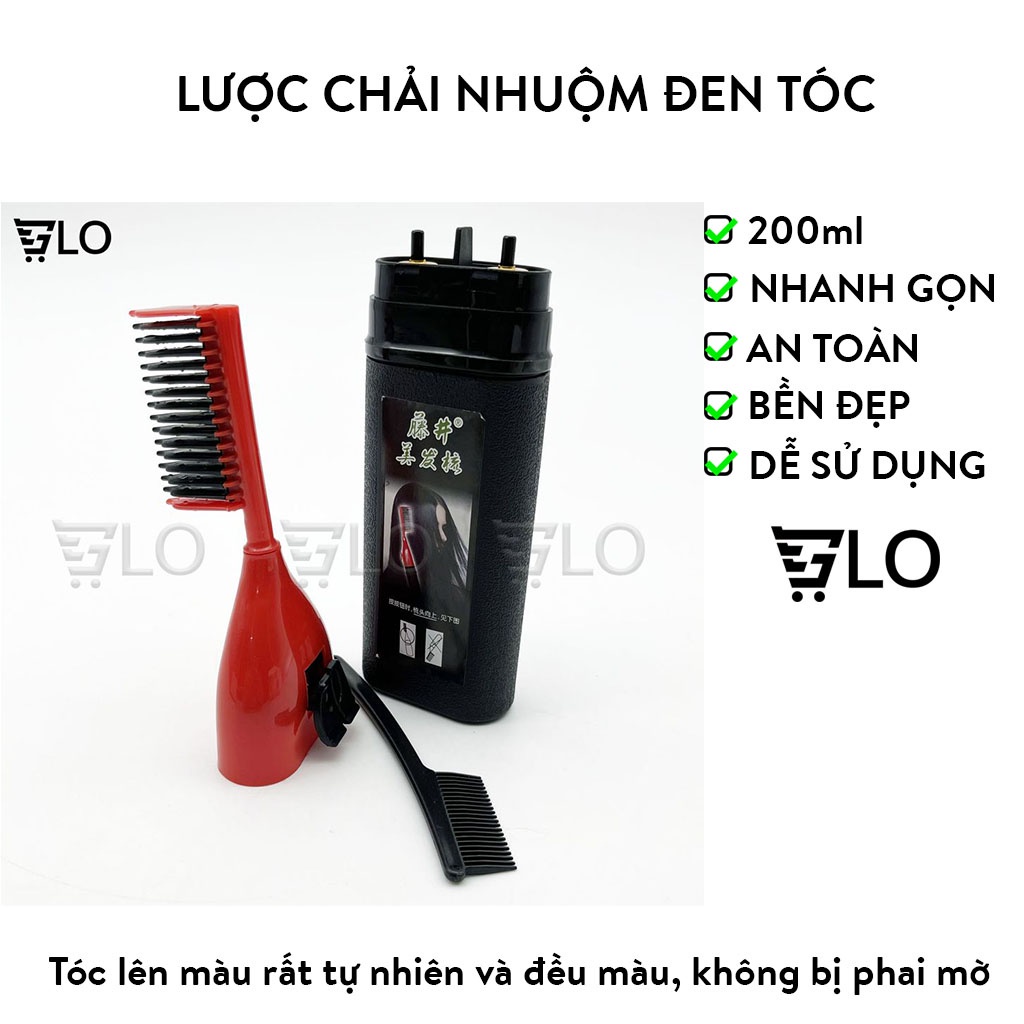 Lược Chải Nhuộm Đen Tóc Thông Minh 200ml Cực Kỳ Dễ Sử Dụng