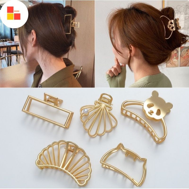 Kẹp Búi Tóc Hudi Cỡ Lớn Cho Nữ - Kẹp Tóc Thanh Lịch Phong Cách Nhật Bản  Nhiều Mẫu Dễ Thương - Mã KT04