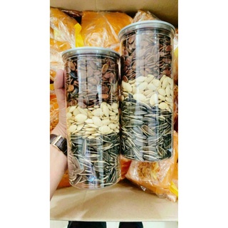 Hạt Mix 3 vị ( hạt dưa, hướng dương, hạt bí trắng ) - hủ 450gram