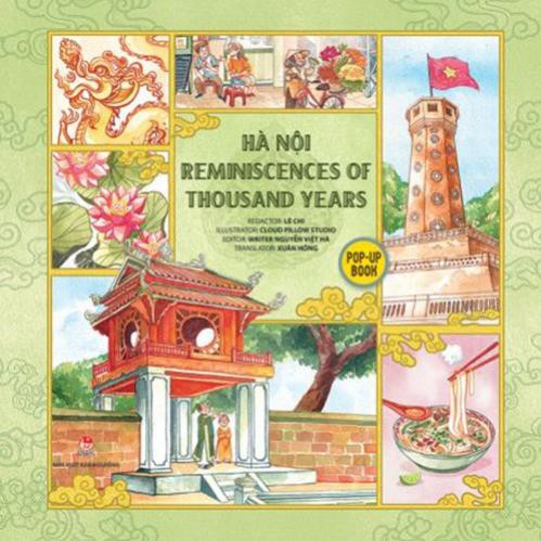 Sách - Hà Nội - Reminiscences Of Thousand Years ( Popup ) (dành cho bé 11-15 tuổi) - Nxb Kim Đồng