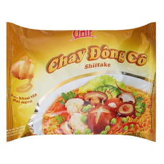 Thùng 30 gói Mì chay Unif nấm đông cô gói 80g