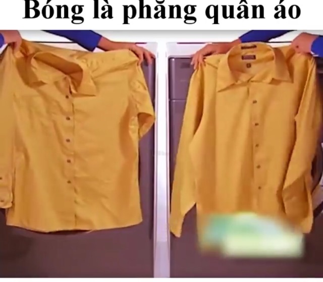 Bóng là phẳng quần áo