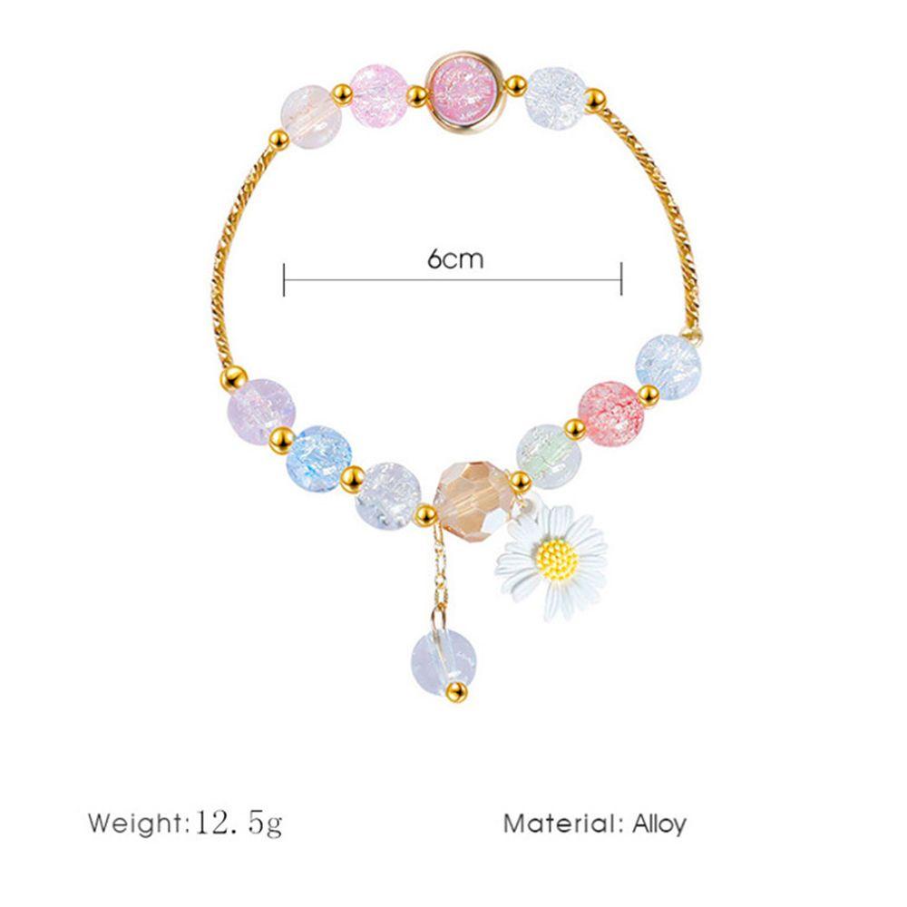 MOCHO Vòng Tay Dây Thừng Xỏ Hạt Tròn Màu Trơn Độc Đáo Cho Nữ