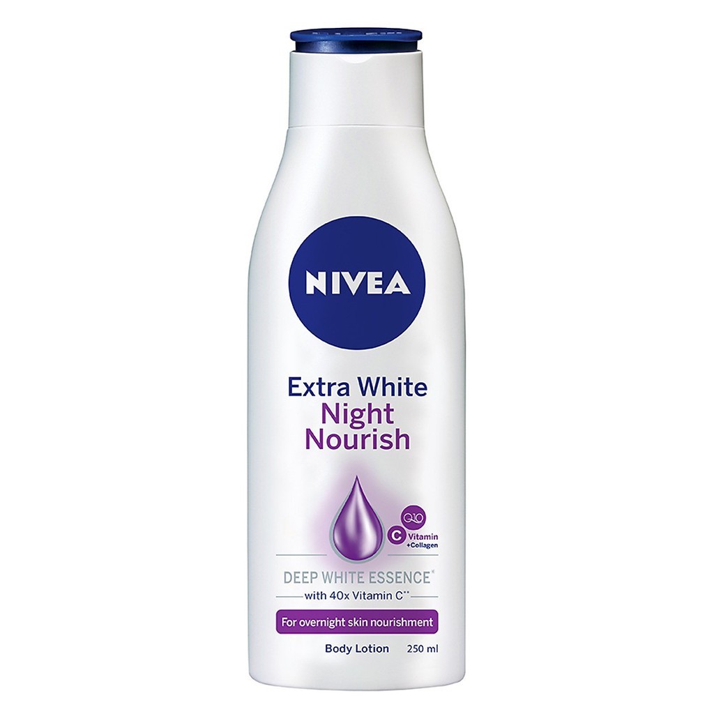 Sữa Dưỡng Thể Nivea dưỡng trắng và làm săn chắc da 250ml/ 400ml