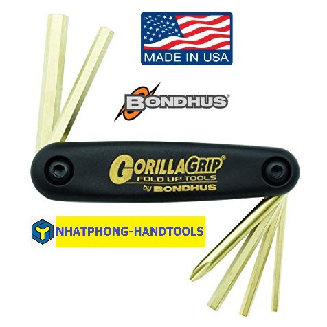 BONDHUS - Bộ Lục giác xếp mạ vàng dành riêng cho xe đạp .