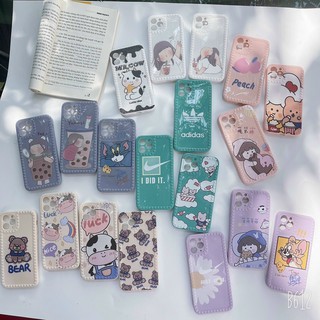 Ốp lưng viền tim in hình cute cho iphone : 6/6plus/7g/8g/7plus/8plus/x/xsm/11/11pro/12/12pro/12promax