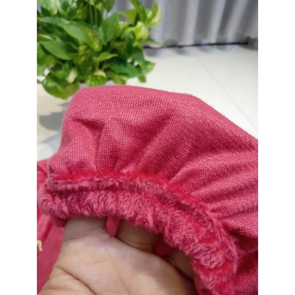 Set ga gối nỉ nhung mịn thêu thương hiệu SUMOI cao cấp