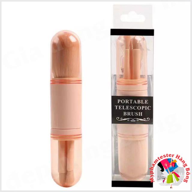 Set cọ trang điểm mini 4in1 cho bạn gái