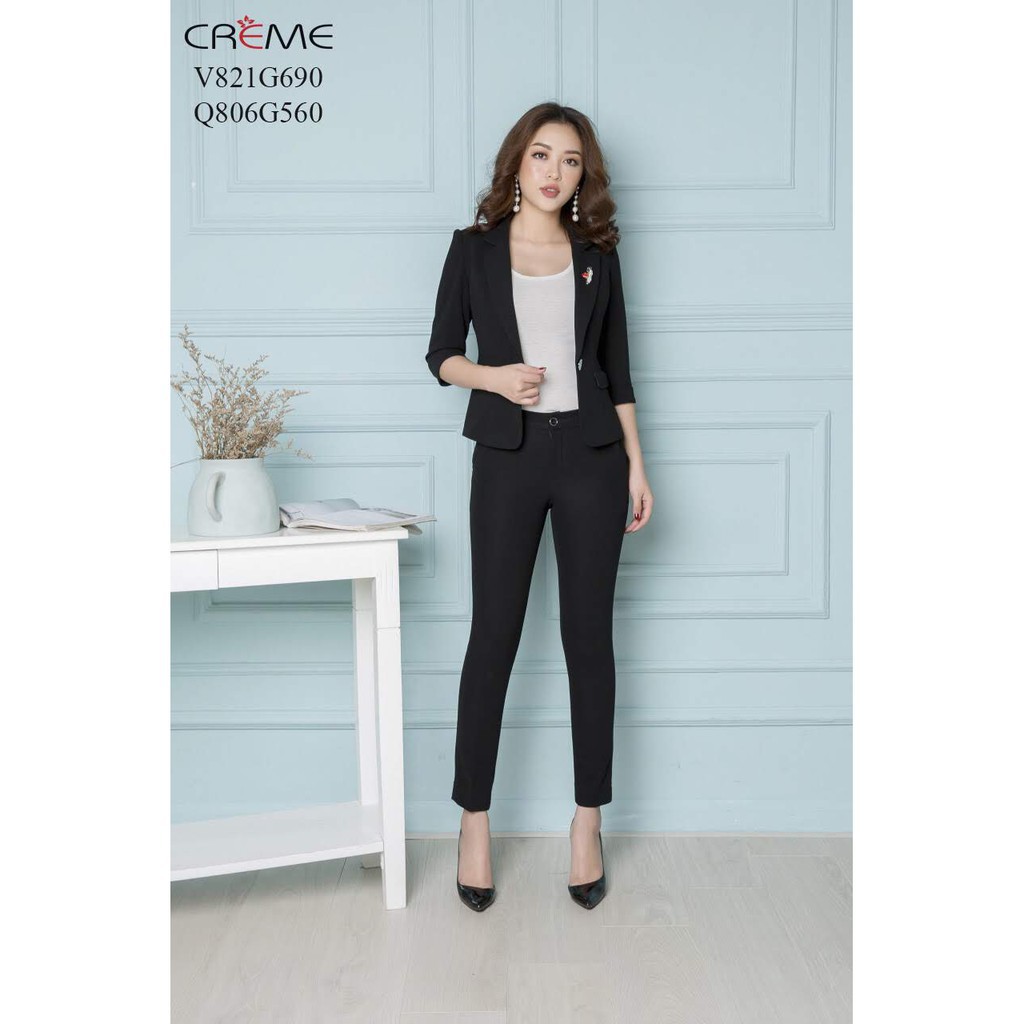 [Mã FAMALLT5 giảm 15% đơn 150k] Áo vest nữ 1 lớp tay lỡ Creme V821 | CREME | BigBuy360 - bigbuy360.vn