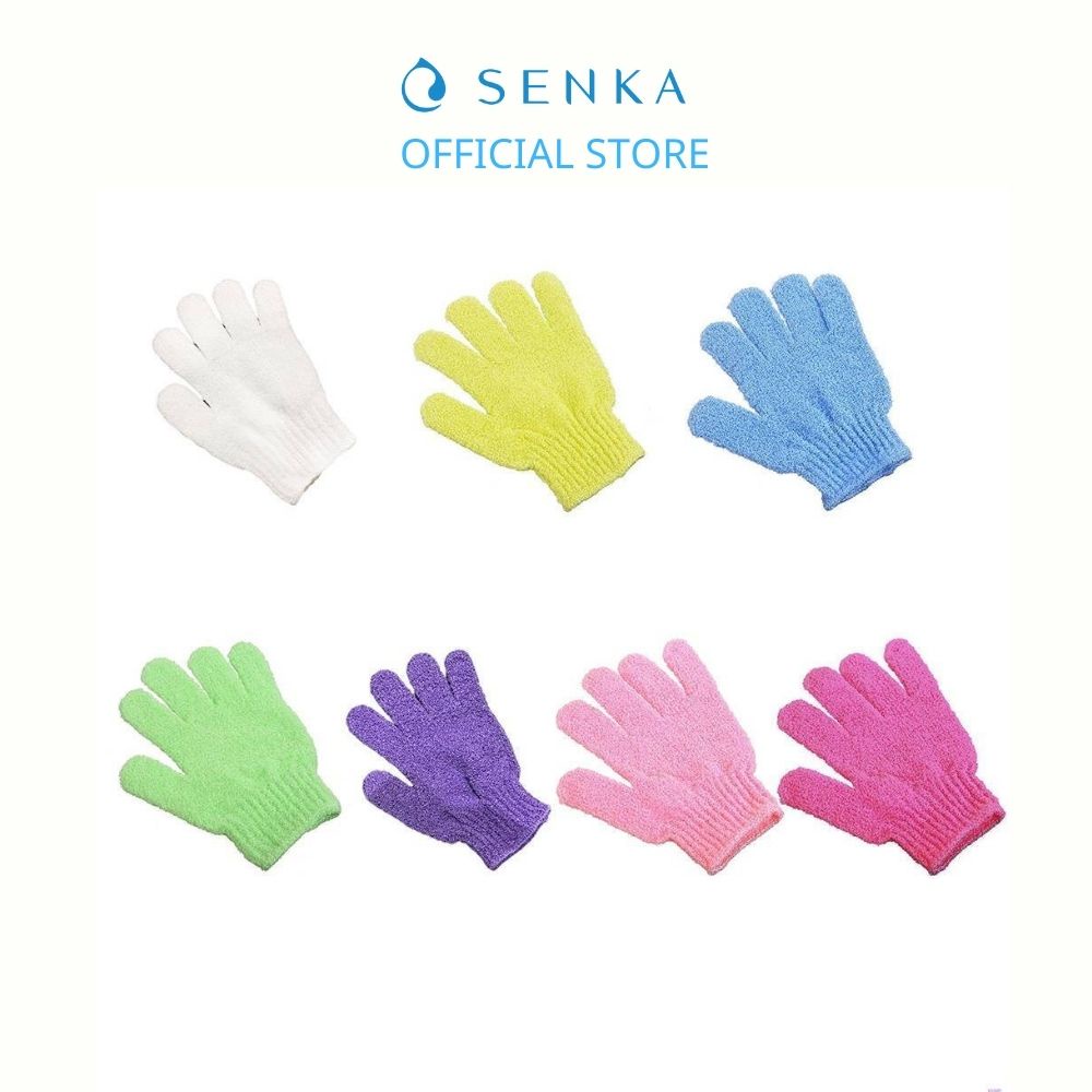 [Mã FMCGMALL -8% đơn 250K] [HB Gift] Găng tay tắm tẩy tế bào chết - khử khuẩn cho da Senka | BigBuy360 - bigbuy360.vn