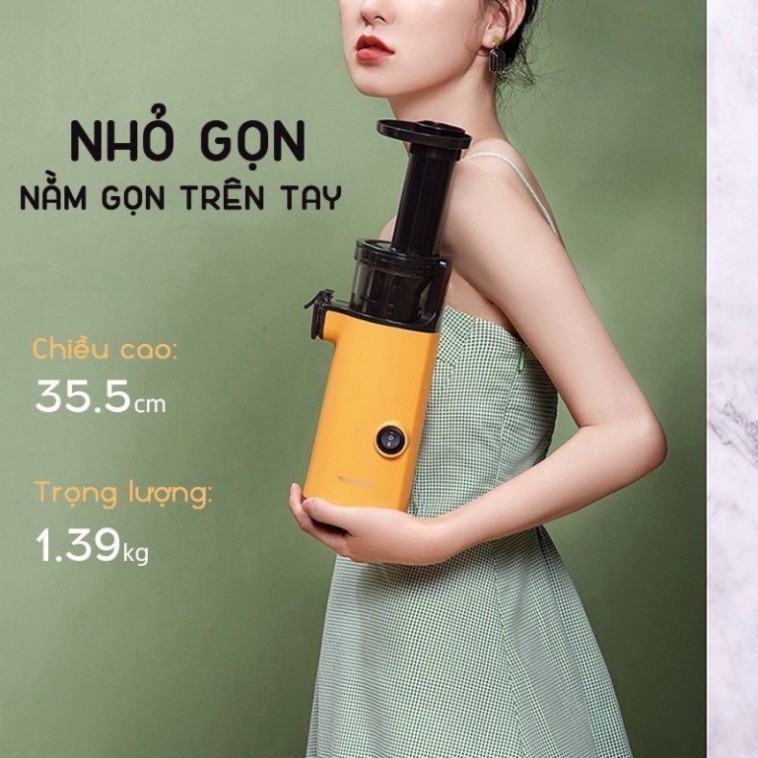 Máy Ép Hoa Quả Trái Cây Mini MOKKOM Tốc Độ Chậm Chính Hãng Nội Địa Trung Quốc