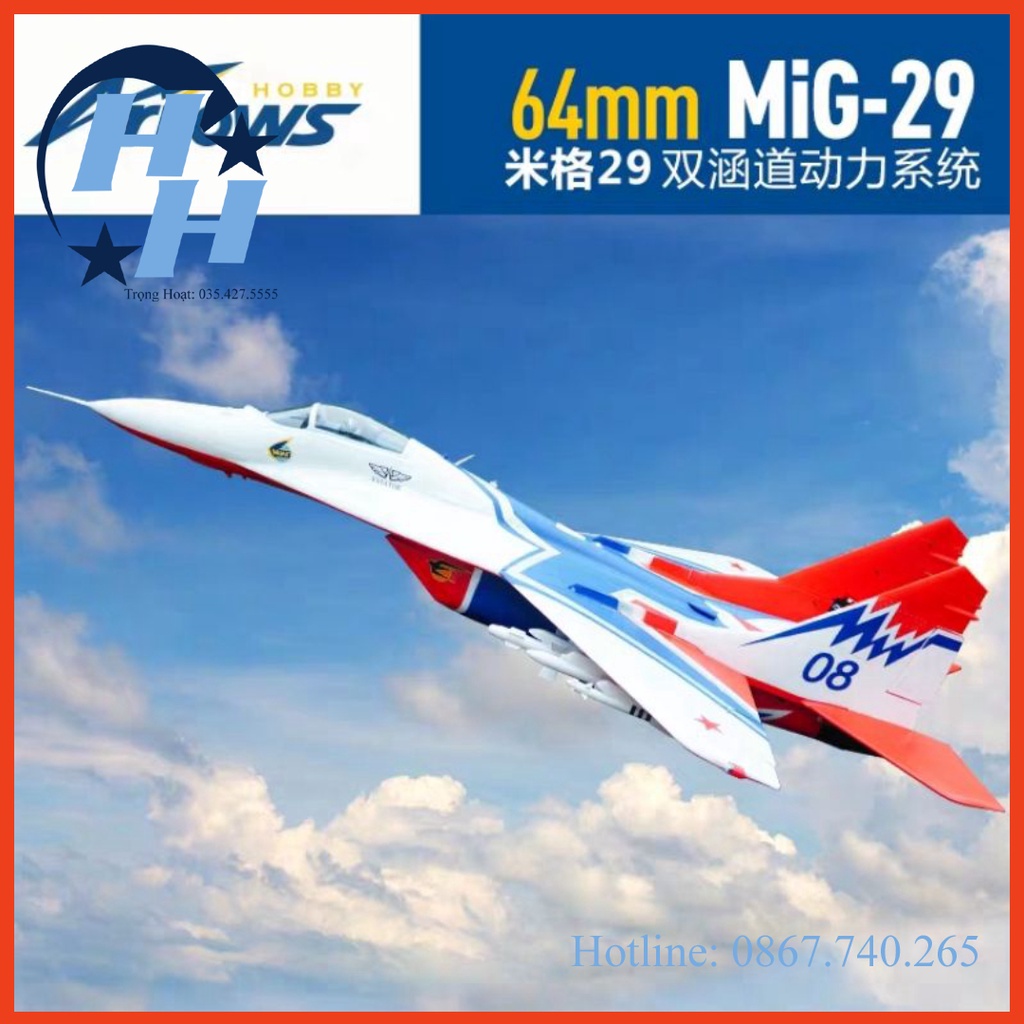 Máy bay điều khiển MIG 29 dual EDF 64mm MiG-29 64mm EDF PNP