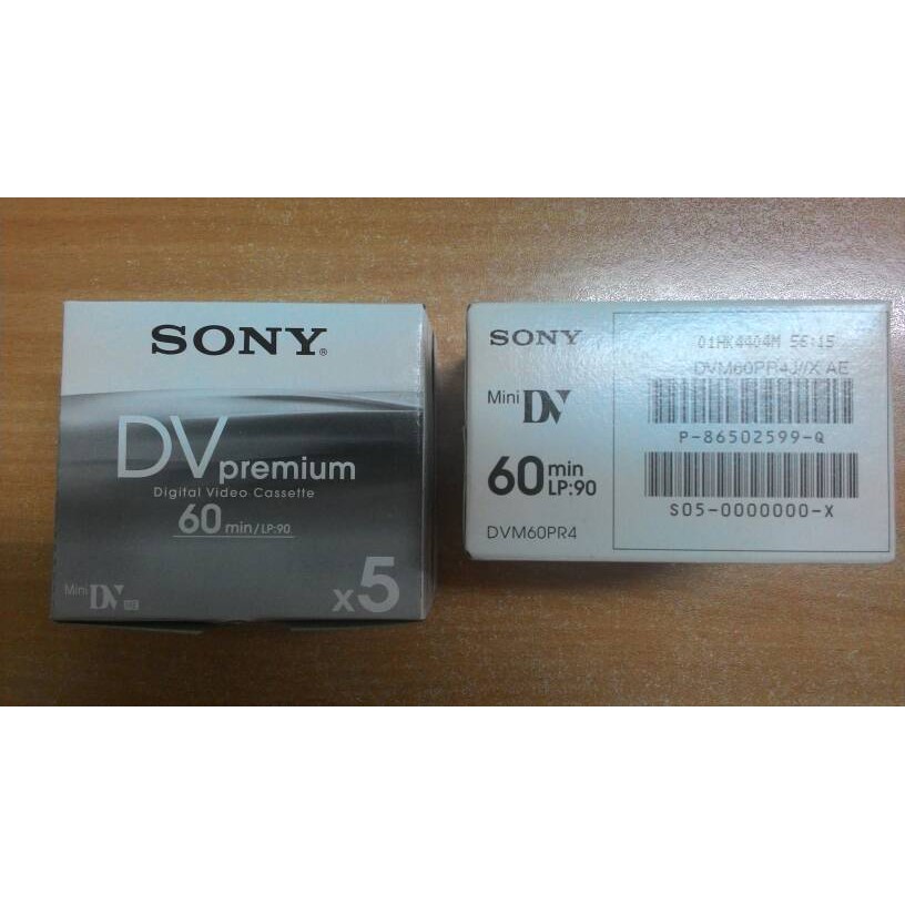 Set 5 Băng Cassette Mini Dv Premium 60 Phút