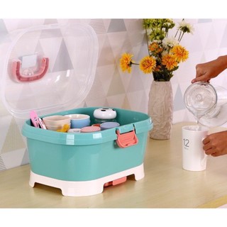 Giá úp bình sứa Jupin có nắp đậy