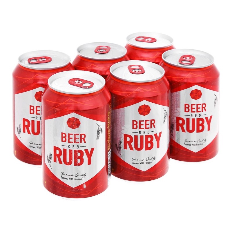 Bia Red Ruby 330ml (24 lon/thùng)