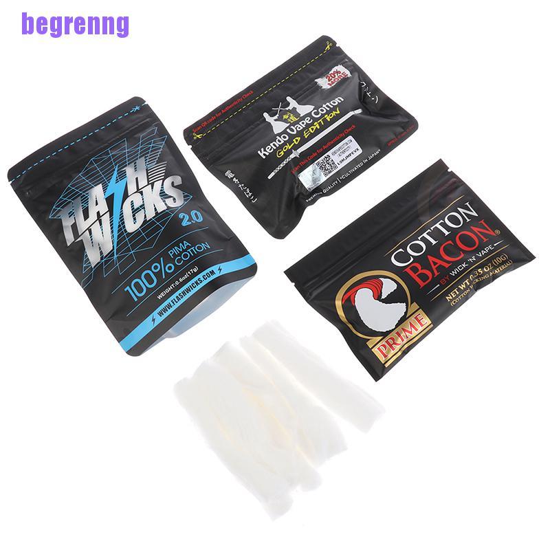 (Hàng Mới Về) Bông Cotton 100% Chuyên Dụng Cho Buồng Đốt Thuốc Lá Điện Tử Vape