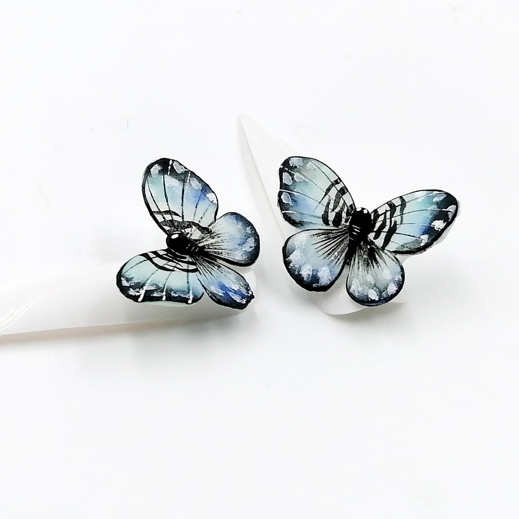 Hình Bướm Hoa Bột Gắn Móng Nail  (1 Con)
