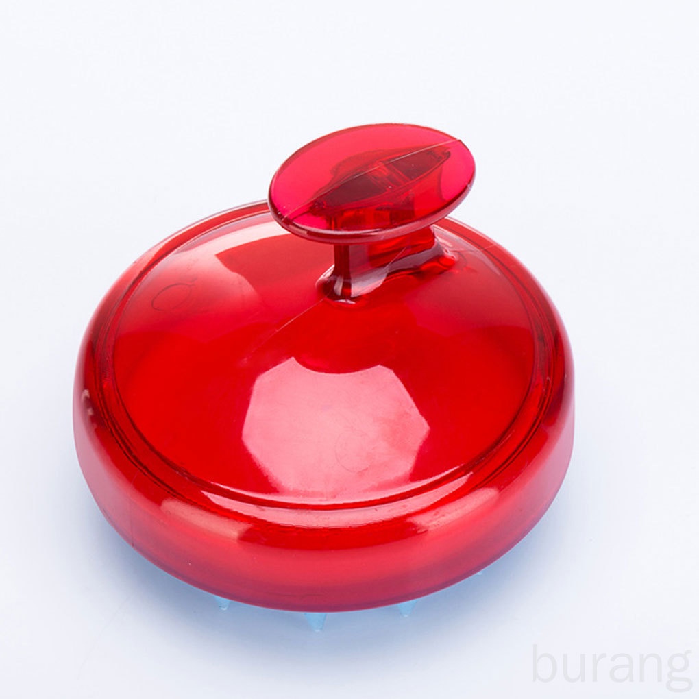 [Hàng mới về] Bàn chải mát xa da đầu khi tắm bằng silicone tiện dụng