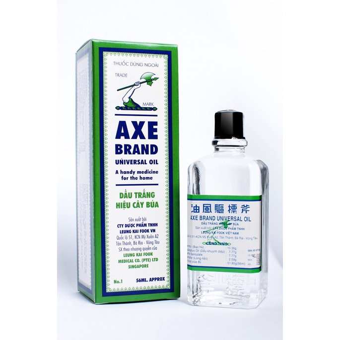 Dầu Gió Trắng Hiệu Cây Búa AXE Brand 5ml