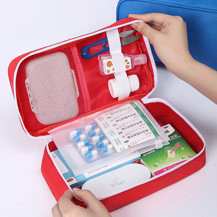 Túi Đựng Thuốc, Túi Đựng Dụng Cụ Y Tế Nhiều Ngăn Tiện Lợi Mang Đi Du Lịch.